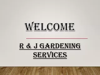 welcome