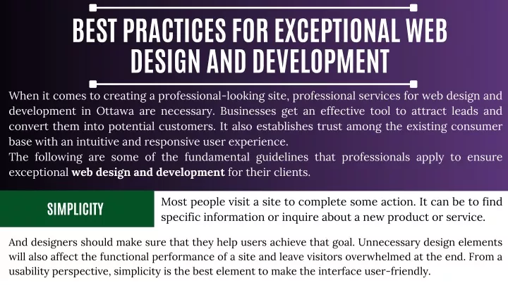 best practices for exceptional web design