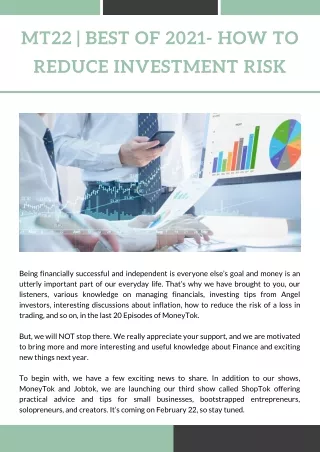 MT22  BEST OF 2021- HOW TO REDUCE INVESTMENT RISK
