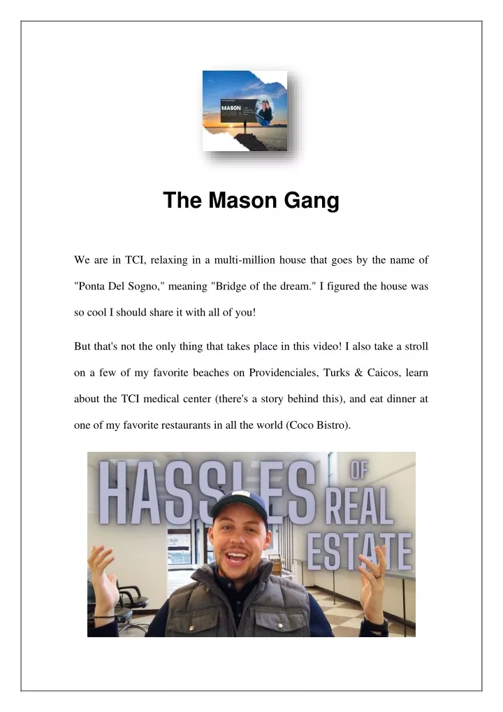 the mason gang