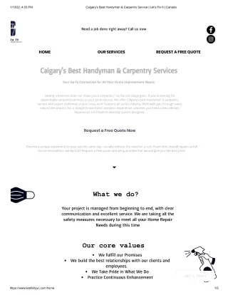 Calgary’s Best Handyman & Carpentry Service