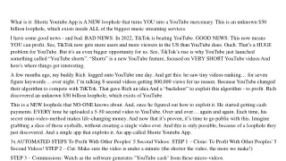 what is it shortz youtube app is a new loophole