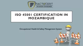 ISO 45001 Certification in Mozambique