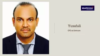Yusafali | Telehealth - The Future of Healthcare?