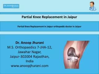 partial knee replacement in jaipur