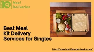 Best Meal Kit Delivery Services for Singles
