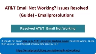 at t email not working issues resolved guide emailprosolutions