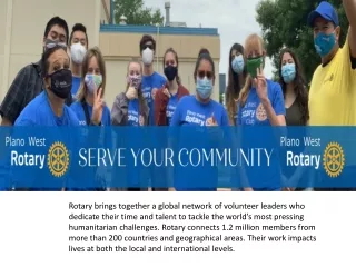 Plano Sunrise Rotary | Plano West Rotary Club