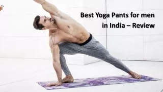 Best Yoga Pants for men in India – Review