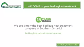 Green Bed Bug Heat Treatment