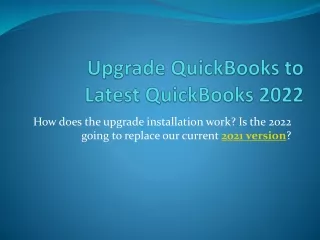 upgrade quickbooks to latest quickbooks 2022