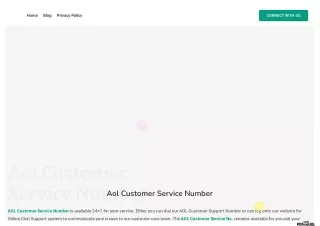AOL Customer Service Number
