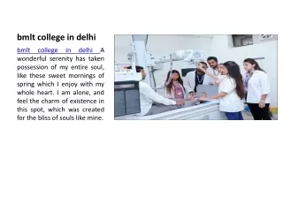 bmlt college in delhi