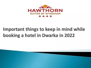 Important things to keep in mind while booking