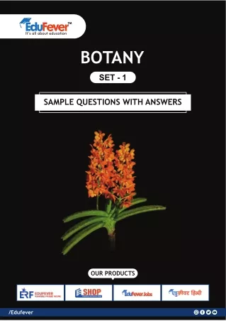 Botany Hand Notes