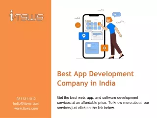 best app development company in india