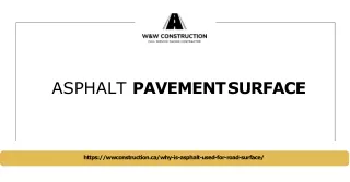 asphalt pavement surface