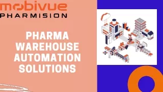 pharma warehouse automation solutions