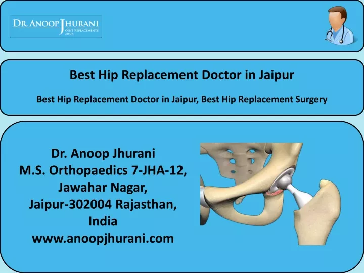 best hip replacement doctor in jaipur