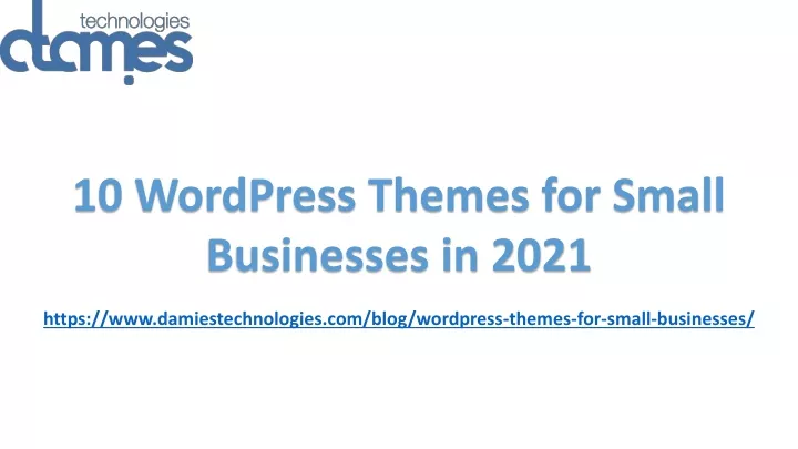 10 wordpress themes for small businesses in 2021