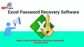 eSoftTools Excel Password Recovery Software