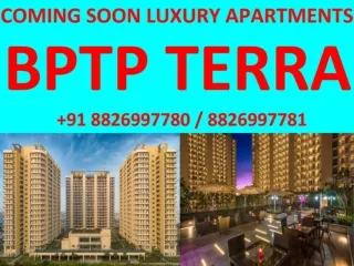 Coming Soon Residential Project in Bptp Terra Luxury Apartments in Sector 37D Gu