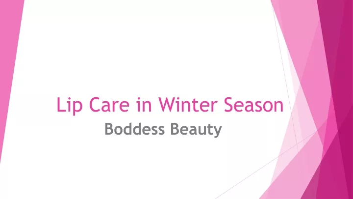 lip care in winter season