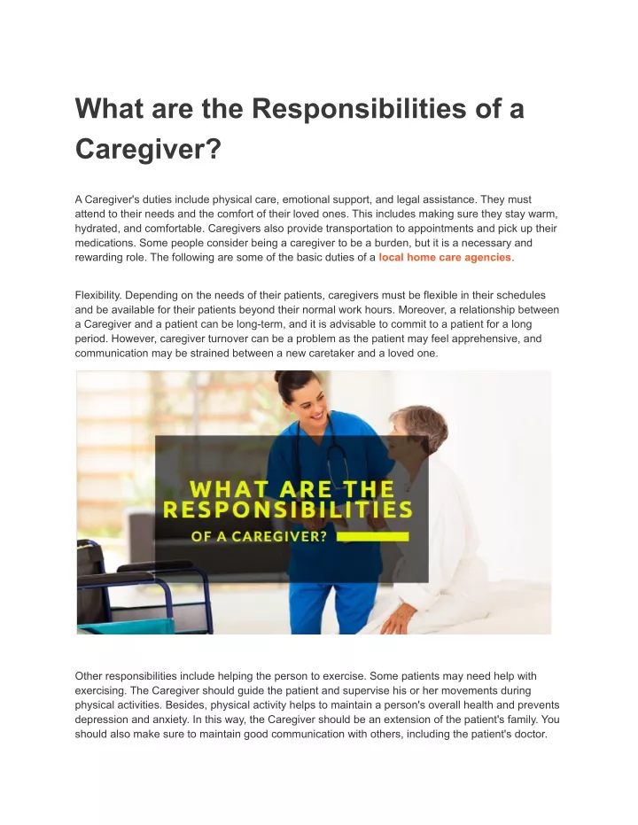 ppt-what-are-the-responsibilities-of-a-caregiver-powerpoint