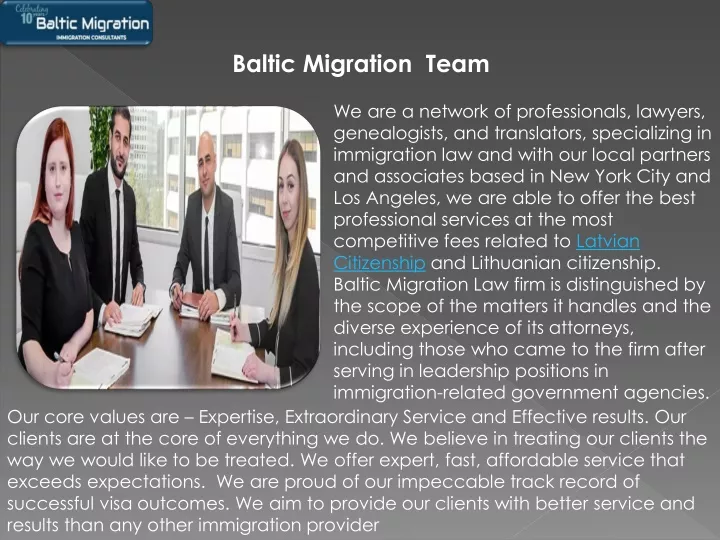 baltic migration team