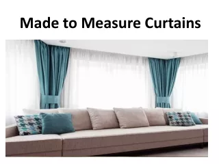 made to measure curtains