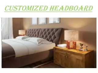 customized headboard