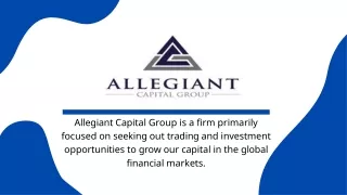 Allegiant Capital Group | Financial Services in Toronto, ON,