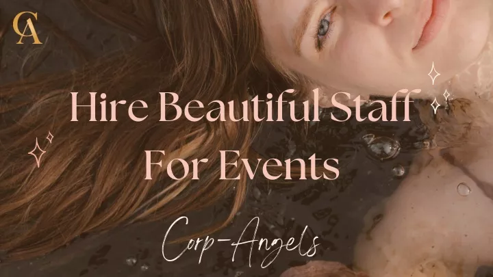 hire beautiful staff for events corp angels