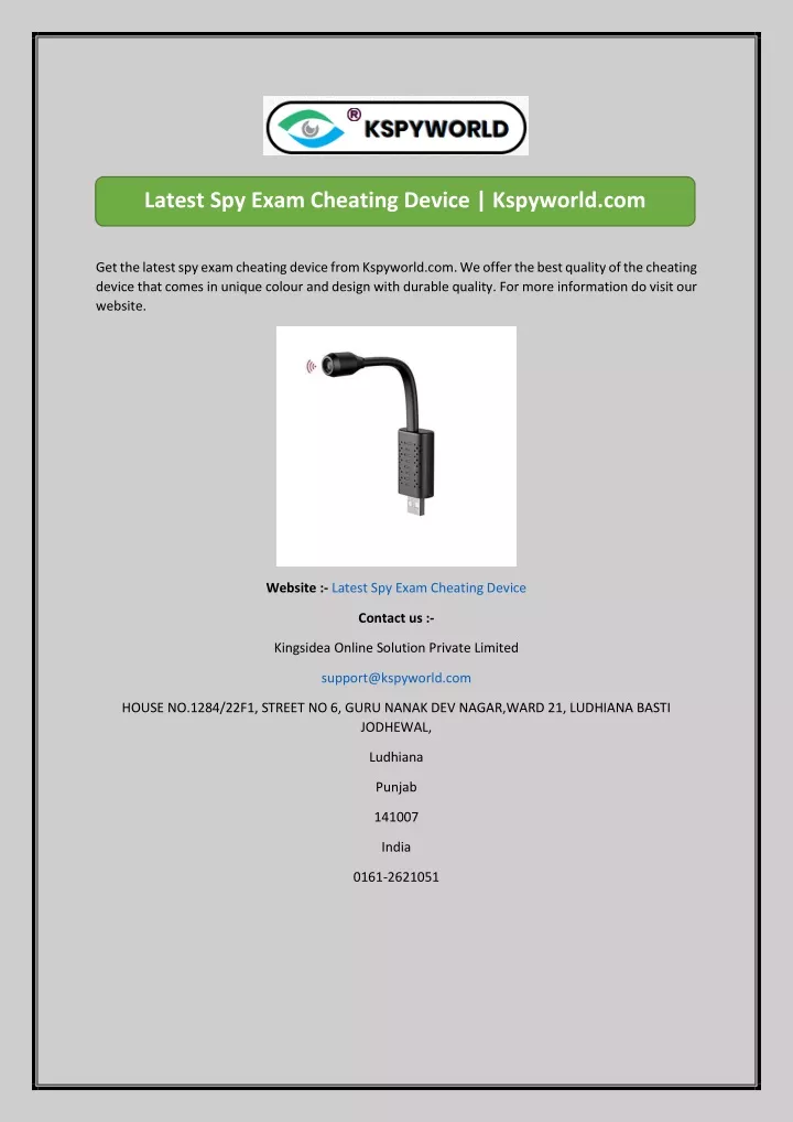 latest spy exam cheating device kspyworld com