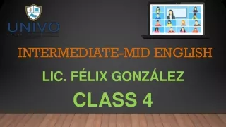 INTERMEDIATE CLASS 4