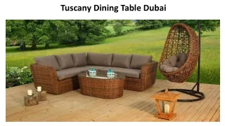 tuscany dining table dubai