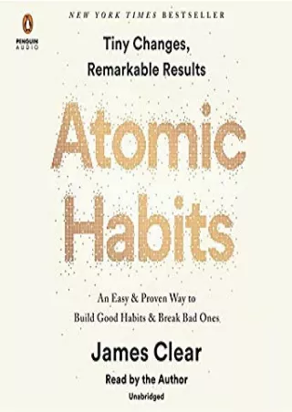 [EPUB] Atomic Habits: An Easy & Proven Way to Build Good Habits & Break Bad Ones Full