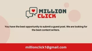 you have the best opportunity to submit a guest