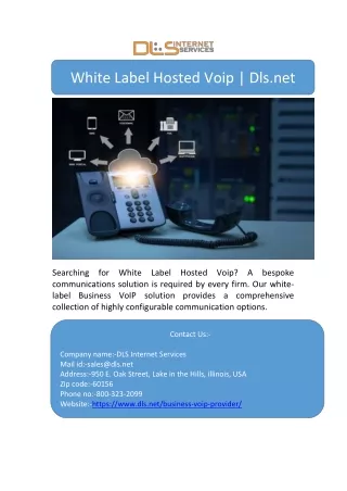 White Label Hosted Voip | Dls.net