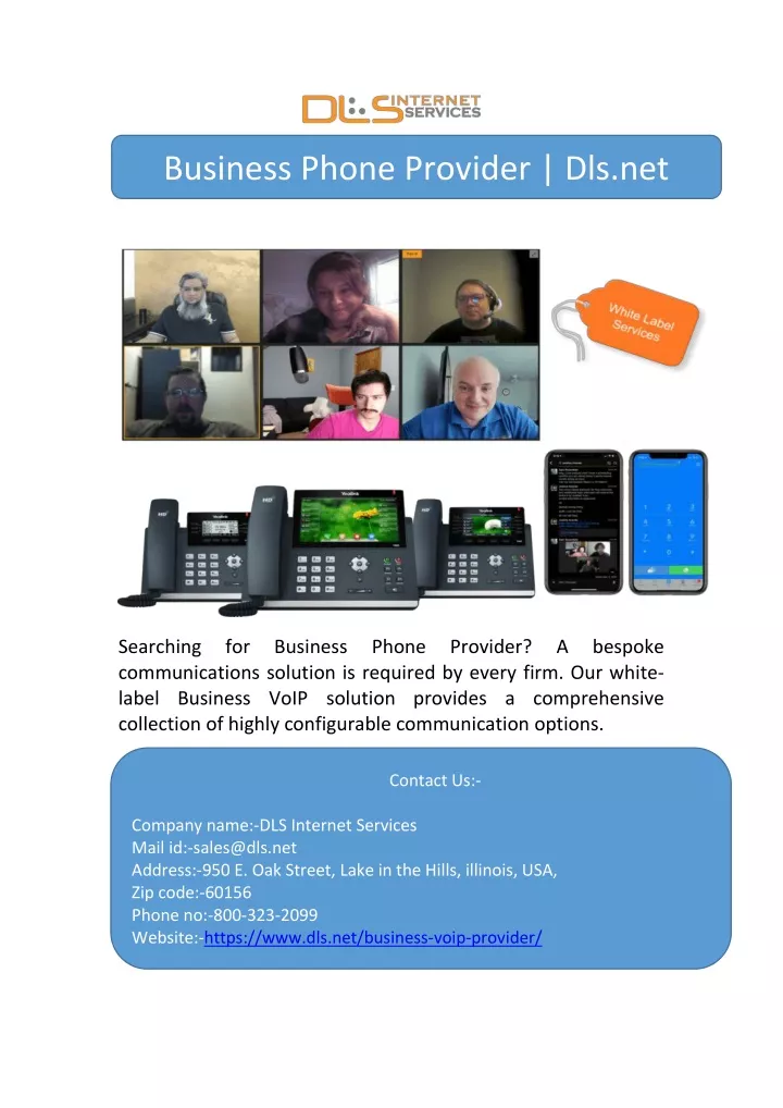business phone provider dls net