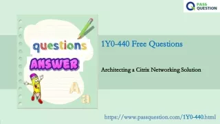 1y0 440 free questions 1y0 440 free questions