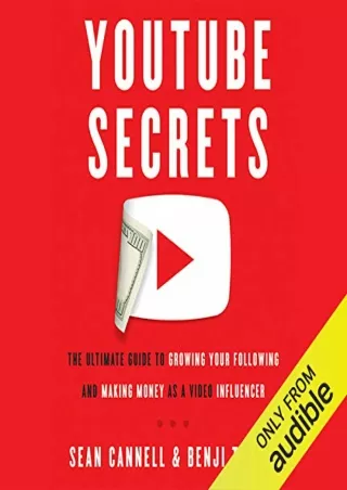 epub download YouTube Secrets: The Ultimate Guide to Growing Your Following and Making Money as a Video Influencer Full
