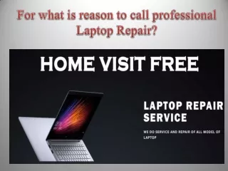 For what is reason to call professional Laptop Repair