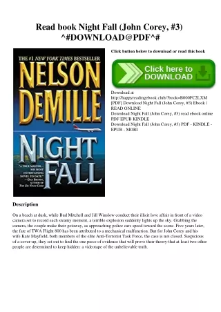 Read book Night Fall (John Corey  #3) ^#DOWNLOAD@PDF^#