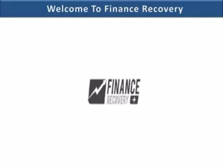 welcome to finance recovery