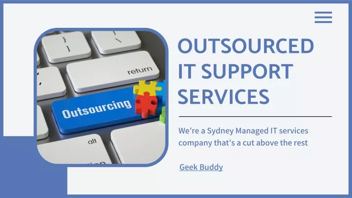 outsourced it support services