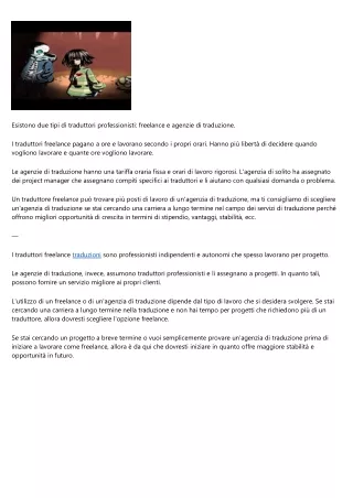 Traduttori professionali: traduttore freelance o agenzia di traduzioni?