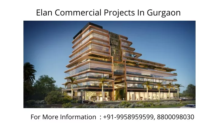 elan commercial projects in gurgaon