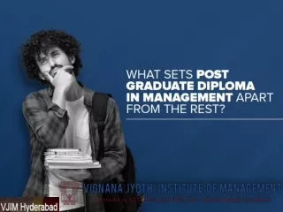 What Sets Post Graduate Diploma In Management Apart From The Rest