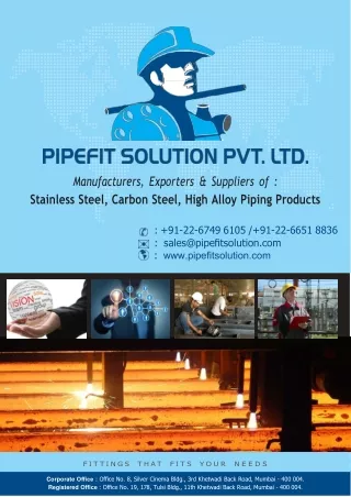 Welcome To Pipefit Solution Private Limited